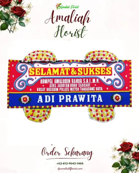 Papan Bunga Ucapan Selamat Jambuwok